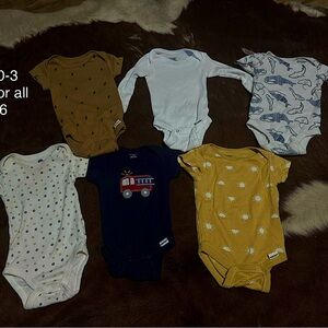 Infant boy clothes bundle, onesies.
